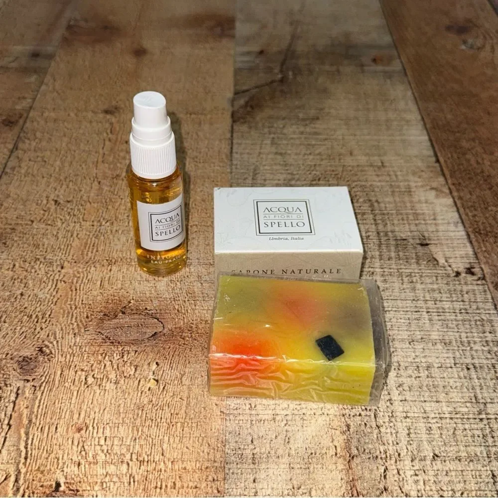 Acqua Al Fiori di Spello soap and body spray